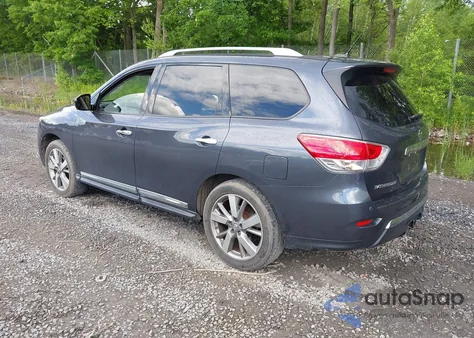 2013 Nissan Pathfinder Platinum z USA, uszkodzony, nr VIN 5N1AR2MM1DC653259